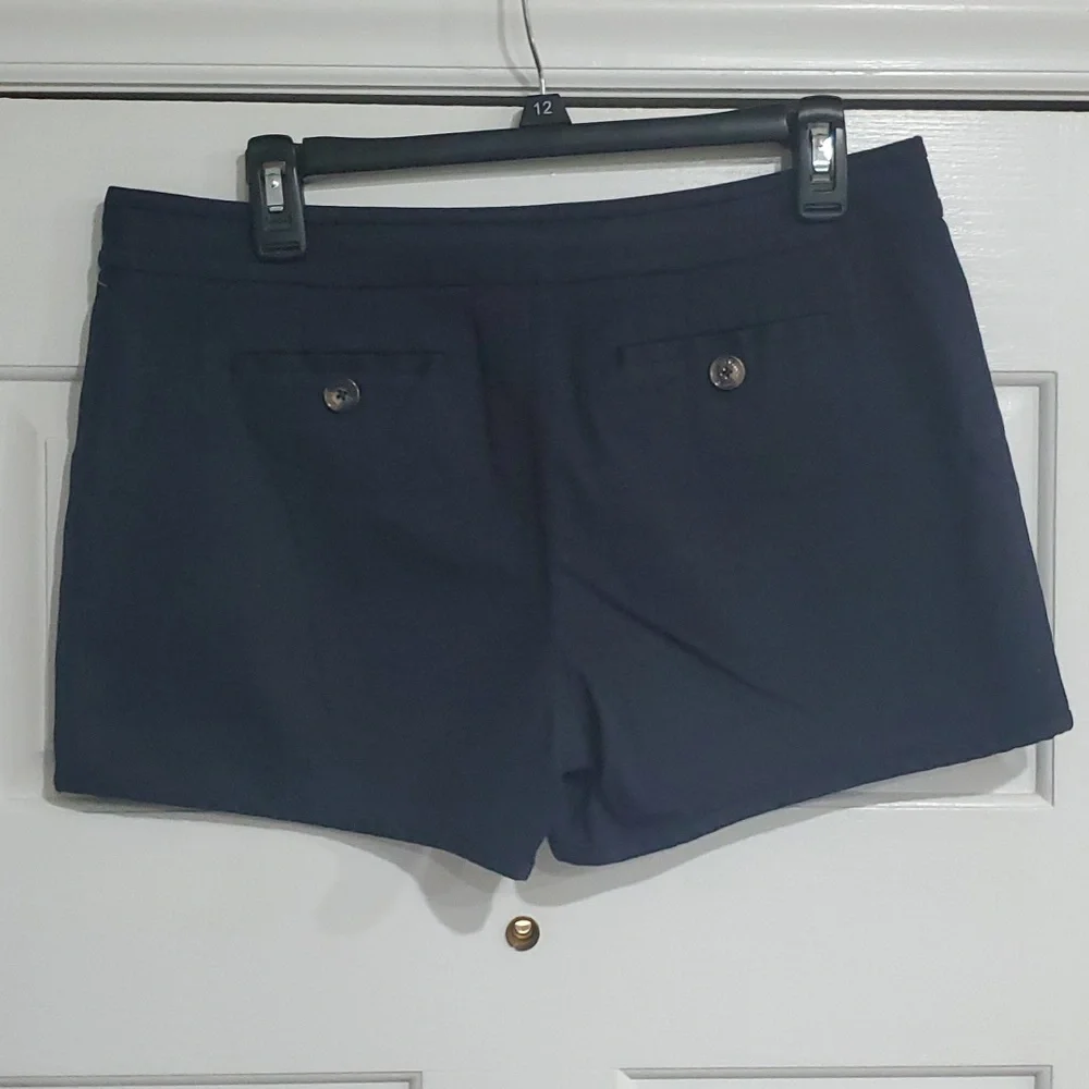 Tory Burch Navy High-Waist Women's Shorts